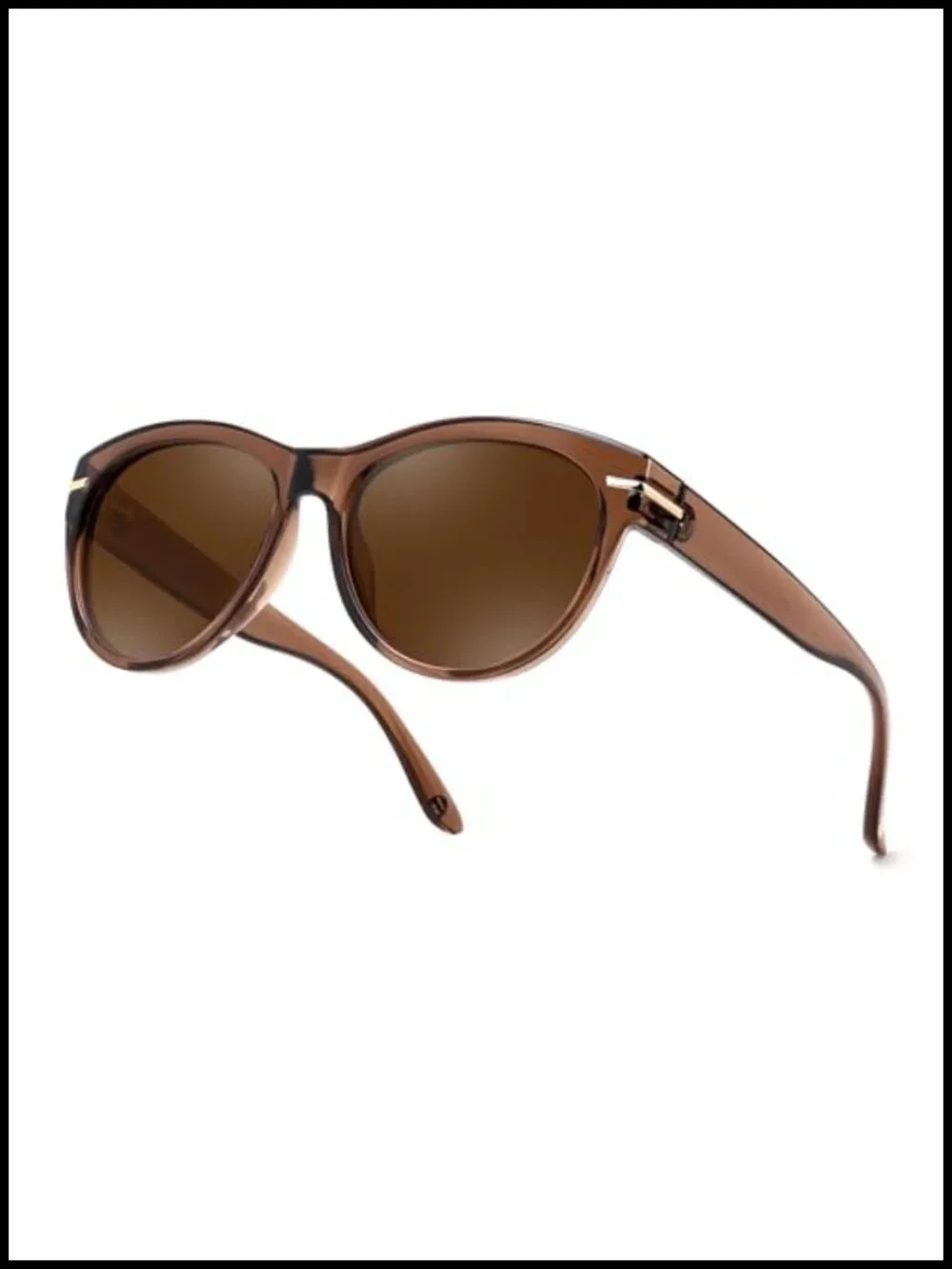 Polarized Round Sunglasses UV400 Protection Polycarbonate